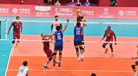 جانب من مباراة المنتخب القطري مع نظيره التايلاندي