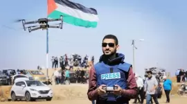 المصور الصحفي الفلسطيني رشدي السراج استشهد أمس الاثنين