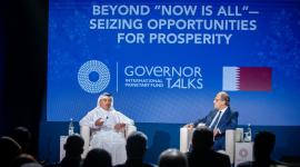 جانب من مشاركة سعادة الوزير في الجلسة