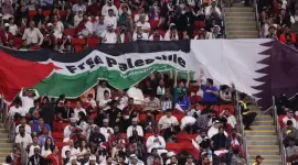 الجماهير القطرية تدعم فلسطين