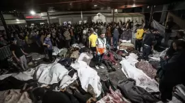 المستشفى المعمداني في غزة بعد قصفه