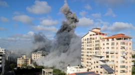 قصف مستمر من طيران الاحتلال لمناطق متفرقة في غزة