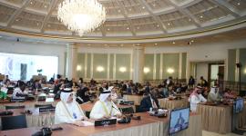 جانب من المشاركة القطرية في الاجتماع