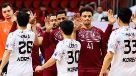مباراة المنتخب القطري مع نظيره الكوري