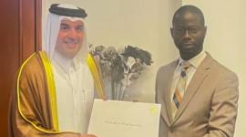 جانب من تسليم أوراق الاعتماد