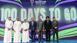 جانب من حفل الإعلان عن الشعار الرسمي