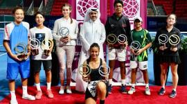 جانب من تتويج الفائزين