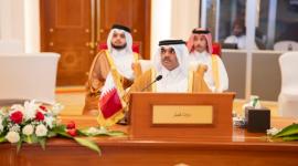 الدكتور إبراهيم عبد اللطيف المسلماني خلال مشاركته بالاجتماع