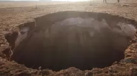 الحفرة التي ظهرت في المغرب