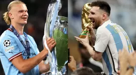 ليونيل ميسي وإيرلينج هالاند