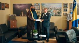 جانب من تسليم أوراق الاعتماد