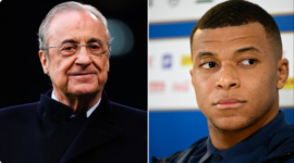 كيليان مبابي وفلورنتينو بيريز