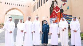 جانب من تدشين الجدارية