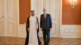 السيد ناصر بن إبراهيم اللنقاوي مع الرئيس التشيكي