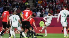 مباراة سابقة بين الجزائر ومصر