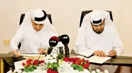 جانب من توقيع الاتفاقية