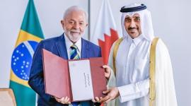 جانب من تسليم أوراق الاعتماد