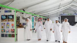 جانب من زيارة وفد غرفة قطر للمعرض