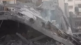 أثار القصف الإسرائيلي لقطاع غزة