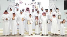 جانب من تتويج الفائزين