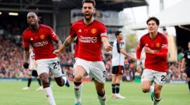 فرحة لاعبي مانشستر يونايتد