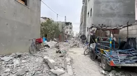 آثار العدوان الإسرائيلي على قطاع غزة