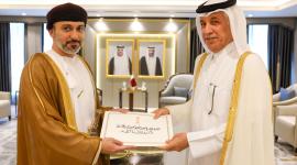 جانب من تسلم أوراق الاعتماد