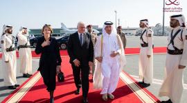 جانب من مراسم المغادرة