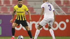 جانب من مباراة قطر ومعيذر