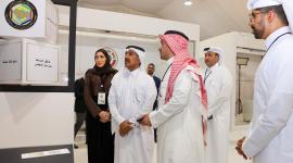 الأمين العام لوزارة الخارجية مفتتحا المركز الإعلامي للقمة الخليجية