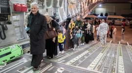 خلال عمليات إجلاء حملة الإقامة القطرية