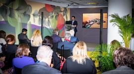 جانب من المشاركة القطرية بالمعرض