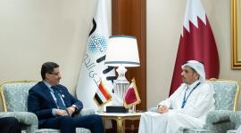 لقاء معالي رئيس مجلس الوزراء وزير الخارجية مع وزير الخارجية اليمني