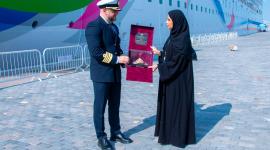 جانب من استقبال الباخرة