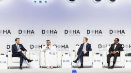 سعادة وزير المالية خلال مشاركته في الجلسة الحوارية