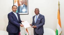 جانب من تسليم أوراق الاعتماد