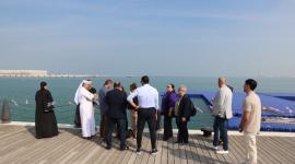 جانب من زيارة وفد الاتحاد الدولي