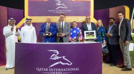 جانب من تتويج الفائزين