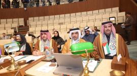 جانب من المشاركة القطرية في جلسة نصرة فلسطين