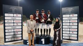 جانب من تتويج الفائزين