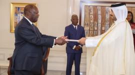 جانب من تسليم أوراق الاعتماد