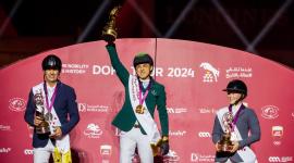 جانب من تتويج الفائزين