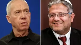 وزير الدفاع الإسرائيلي ووزير الأمن القومي