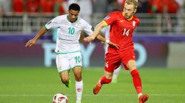 من مباراة عمان وقيرغيزيا