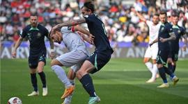 لقطة من المباراة