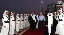 جانب من مراسم المغادرة