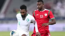 مباراة سابقة بين السعودية وعمان