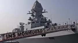 سفينة مدمرة تابعة للقوات البحرية الهندية