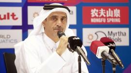 السيد خليل الجابر رئيس الاتحاد القطري للسباحة