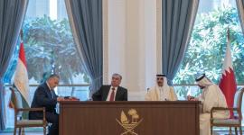 سمو الأمير ورئيس طاجيكستان يشهدان التوقيع على إحدى المذكرات